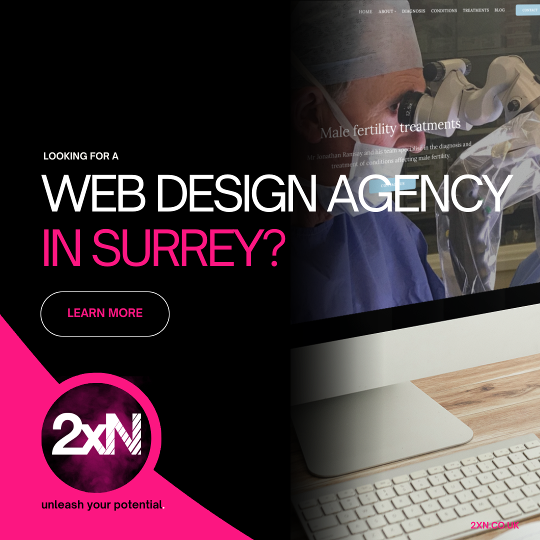 Website design agency in Surrey