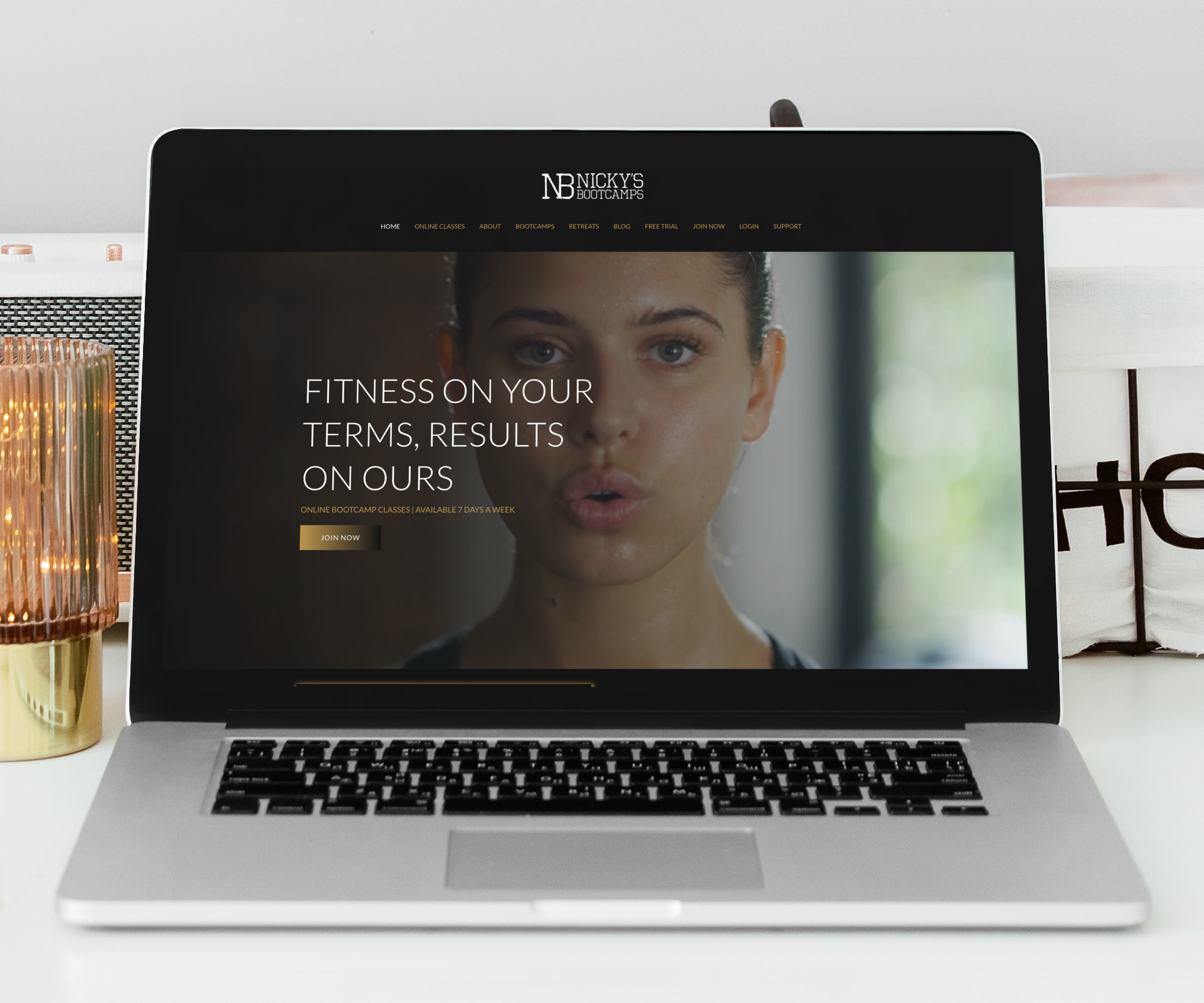 Fitness website